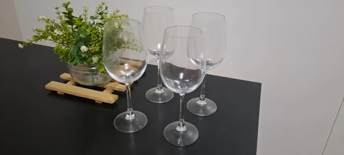 Jogo 4 Taças de Cristal para Vinho