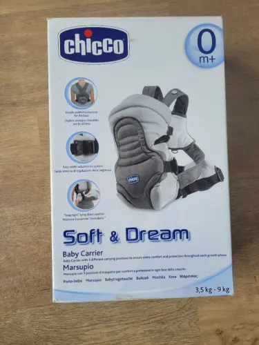 Canguru Chicco Soft & Dream - Carregador de Bebê (3,5kg a 9kg) - Pouso usado