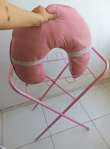 Almofada de amamentação e suporte de banheira