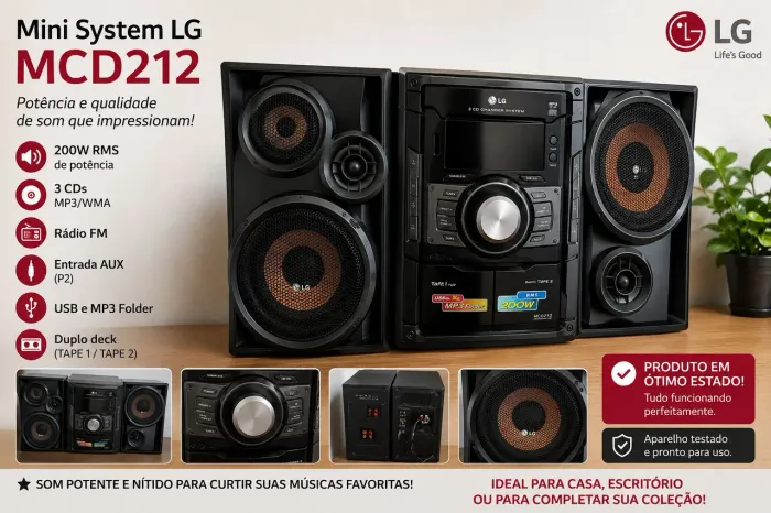 MINI SYSTEM LG MCD212