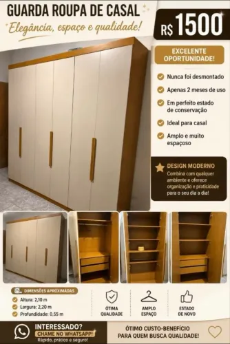 Vendo Guarda-roupa semi novo!