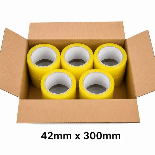 kit com 5 fita durex 42mm x 300mm