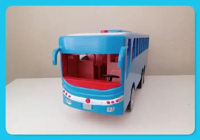 Novo! Ônibus De Brinquedo Em Madeira Feito Artesanalmente