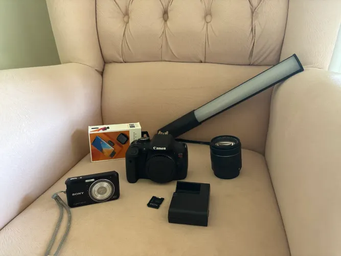 Kit Fotografia Completo - Canon T6i + Acessórios