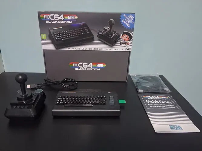 Lindíssimo The c64 mini Black edition completo centenas de jogos commodore 64 mini