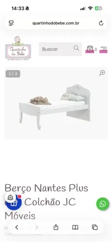 Berço Nantes/ Mini cama
