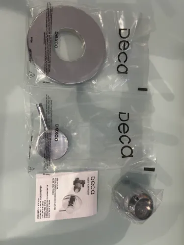 Acabamento de chuveiro monocomando DECA link 4993 cromado novo na caixa!