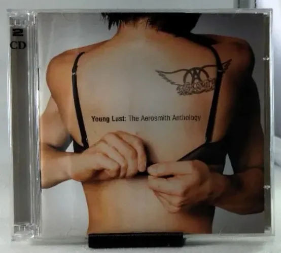 CD Duplo Aerosmith Young Lust Anthology 2001 Nacional Coletânea