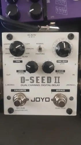Pedal d-seed 2 com TAP TEMPO Independente e LOOP