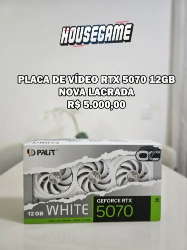 PLACA DE VÍDEO RTX 5070 12GB - NOVA/LACRADA