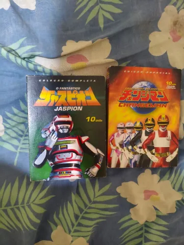 Dvd completo edição especia Jaspion e força relâmpago 