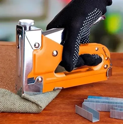 Grampeador profissional para tapeçaria e afins (poucas peças)