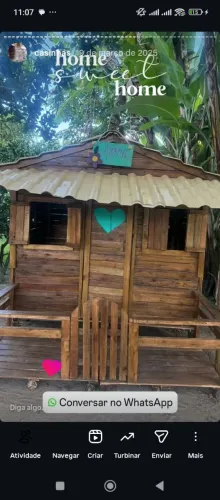 Casinha de palete