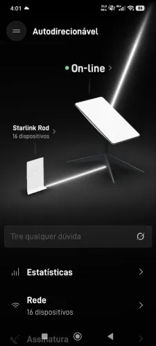 Kit antena internet starlink