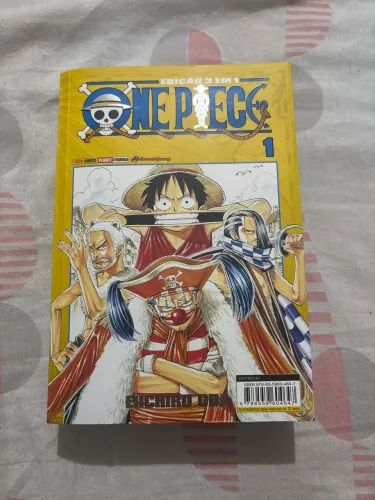 One piece mangá edição 3 em 1