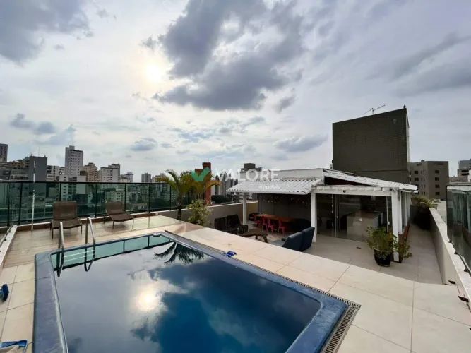 Cobertura à Venda 3 Quartos, 1 Suíte, 3 Vagas, Lazer com Piscina no Carmo em Belo Horizont