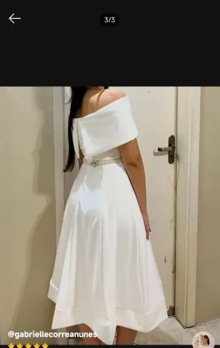 Vestido no off White
