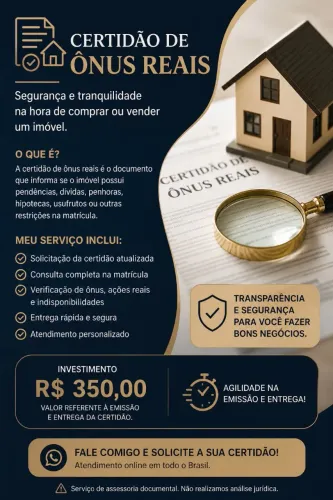 Certidão de ônus reais