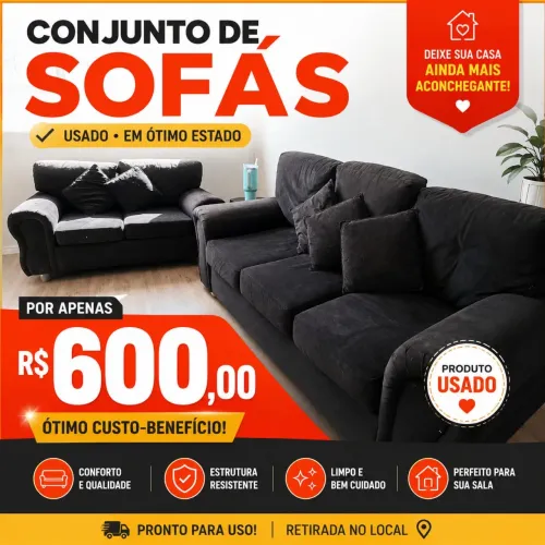 Jogo de sofá 