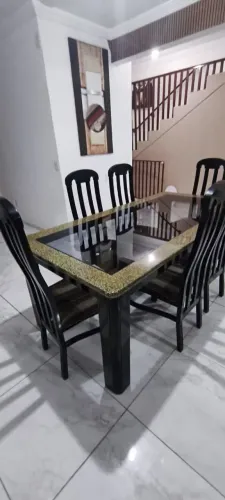 Mesa  + Buffet, em Madeira Imbuia!