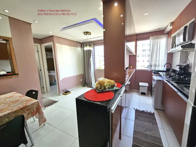 Apartamento 42m² Condomínio Smart Vista do Sol 1 2 Quartos Financia Lírio do Vale Manaus-A
