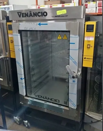 FORNO TURBO A GÁS 10 TELAS MARCA VENANCIO - NOVO