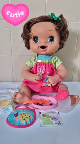 Boneca Baby alive meu lindo bebe clara bella linda