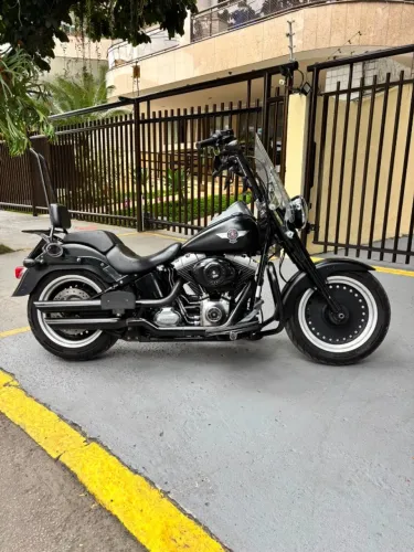 Harley Davidson Softail Fat Boy Low Special 2015 Preta