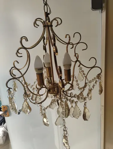 Lustre Antigo 03 Bicos