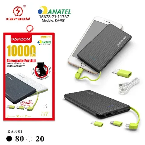 POWER BANK 10000MAH ORIGINAL KAPBOM KA-951