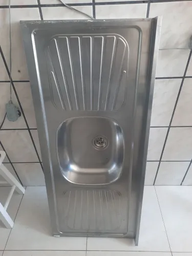 Cuba de inox toda no inox.
