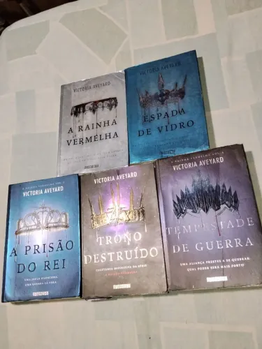 Kit 5 livros rainha vermelha