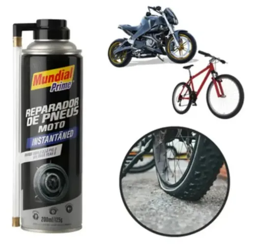 Reparador de Pneus Instantâneo MOTOS E BICICLETAS