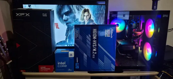 Pc Gamer i5 12400f/ 16GB Kingston/ Rx 7600 Xfx