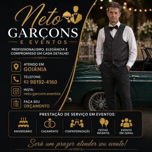 Garçom e churasqueiro .