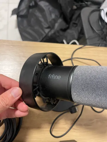 Microfone FIfine + mixer