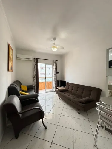 APARTAMENTO 1 QUARTO MOBILIADO NO CANTO DO FORTE