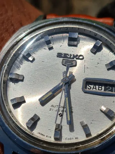 Seiko 6119 branco, perfeito estado!