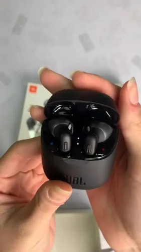Fone de ouvido sem fio Bluetooth jbl tune 220tws com microfone integrado 