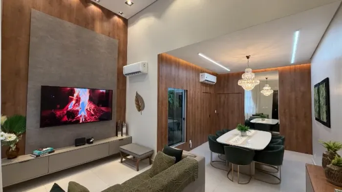 Casa térrea moderna, elegante e pronta para morar, Morada dos Pássaros