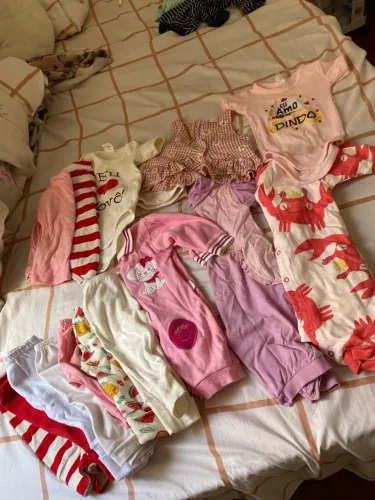 Lote roupa bebê menina 