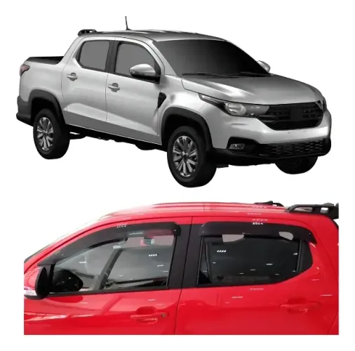 Calha Chuva Fiat Strada Cab. Dupla 20/24 4p Tg Poli