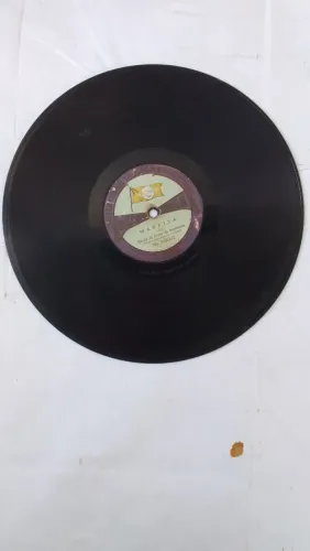 Disco Raríssimo 78 rpm Marfisa Valsa do corpo de bombeiros Casa Edison Baquelite Raro
