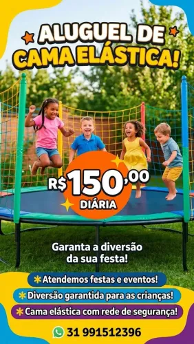 Locação cama elástica