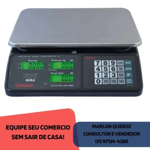 Balança Eletrônica 32Kg Urano Nova