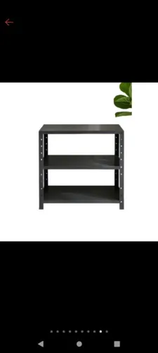 1 Estante Prateleira Mini Multiuso 3 Bandejas em Aço Industrial 70x63x28
