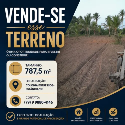 Lote a venda 787m²