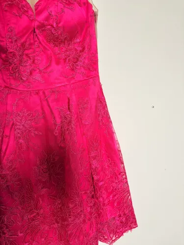 Vestido de Festa Rosa Pink Lindíssimo