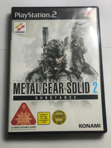 Jogo Original PS2 Playstation 2 - Metal Gear Solid 2 Substance