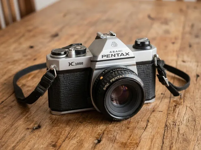 Câmera analógica pentax K1000